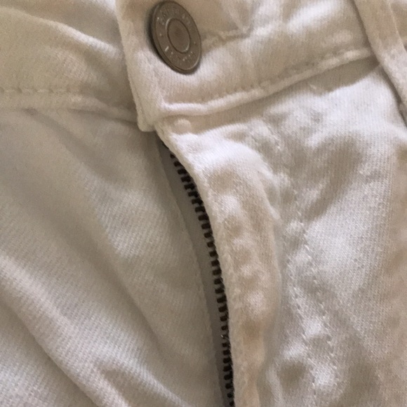 - Gap mid rise white skinny jeans girlfriend - Picture 3 of 5